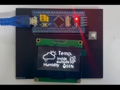 1,54 STECKT Anzeigenmodul des Zoll PMOLED, 128*64 Entschließung, 24 3/4 SPI, I2C-Schnittstelle fest