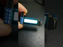 0.91 Zoll PMOLED-Displaymodul mit PCBA 128X32 Auflösung 120c/d IIC-Schnittstelle