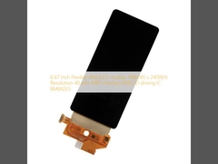 6.67 Zoll Flexibles AMOLED Modul 1080 ((W) x 2400 ((H) Auflösung 40 Pins MIPI Schnittstelle 800C/D Steuerelement RM692E5