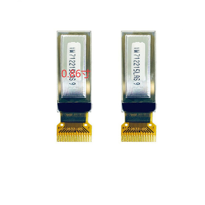 0.86 Inch PMOLED Module Display,  96x32  Resolution , 28 Pins  I2C Interface,  Driving IC SSD1316Z2