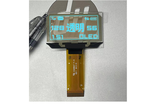 1.5 Inch Transparent Oled Display,  128x64 Resolution,  12 PINS 3/4 SPI I2C Interface