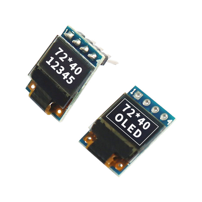 0.42 Inch PMOLED Display , 72X40,  IIC/SPI Interface , 16 PINS Oled Module