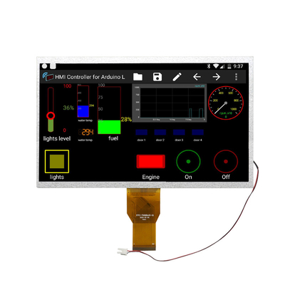 10.1 Inch LCD TFT Display,  1024x600 High Resolution,  40 Pins 8bit LVDS Interface