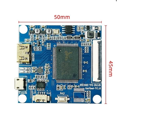 2.76 Inch Round TFT Display With HDMI Board  480x480 Resolution HDMI Interface 450 C/D