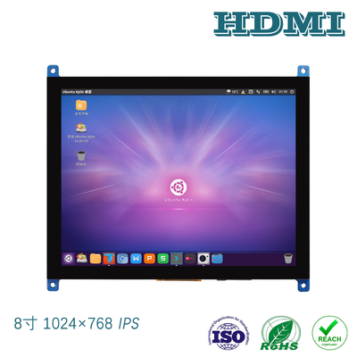 8 Inch TFT Display Module,  With PCBA And Touch Panel,  1024X768 HDMI Interface 750c/D