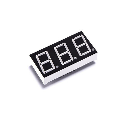 0.4 Inch Epaper Led Display White 3 Digit 7 Segment