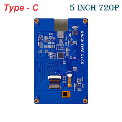 5 Inch TFT LCD Display Module With PCBA , TYPE-C Interface,  720X1280 Resolution