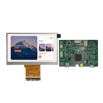 4.3 Inch Tft Lcd Display Module With Hdmi Board , 1920x1080,  1000nits,  Lvds Interface