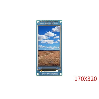 1.9 Inch Lcd Module Tft,  170x320 Resolution,  8 Pins 4 Line SPI Interface