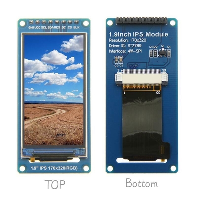 1.9 Inch Lcd Module Tft,  170x320 Resolution,  8 Pins 4 Line SPI Interface