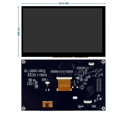 7 inch tft lcd display with PCBA and touch panel ,1024X600 resolution,4-WIRE SPI interface ,free view angle