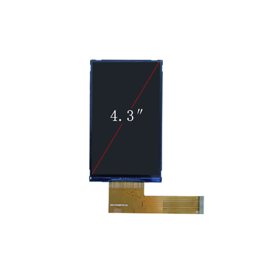4.3 inch TFT display module,480X800  resolution, MIPI  interface, free view angle, 500C/D,