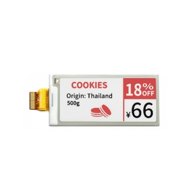 2.9 Inch E-paper Ink Screen Resolution 128x296 For Electronic Shelves Sticky Notes Word Cards