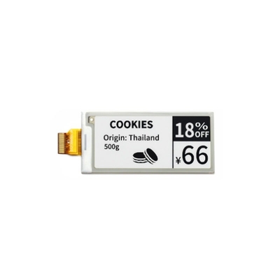 2.9 Inch E-paper Ink Screen Resolution 128x296 For Electronic Shelves Sticky Notes Word Cards