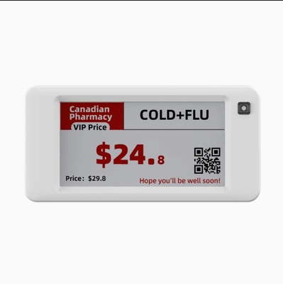 2.6 Inch Electronic Shelf Label Epaper ESL Etiqueta De Precio Digital Price Tag For Supermarket