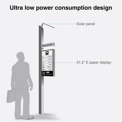 31.2 Inch Electronic Paper Display Screen Apply On Bus Station Sign