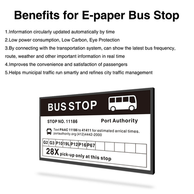 31.2 Inch Electronic Paper Display Screen Apply On Bus Station Sign