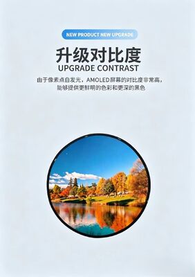 1.19 Inch Amoled Self-Luminous wide viewing Angle Display with390*390 Resolution, QSPI  Interface, Driving IC CO5300 Brightness 650cd