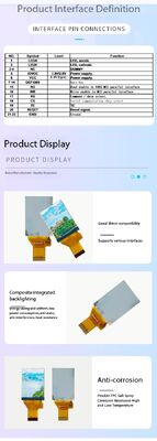 1.45 Inch TFT Display 240X(RGB)*320 Resolution MCU Interface Driving IC ST7789V Lightness 320 3LEDS 
