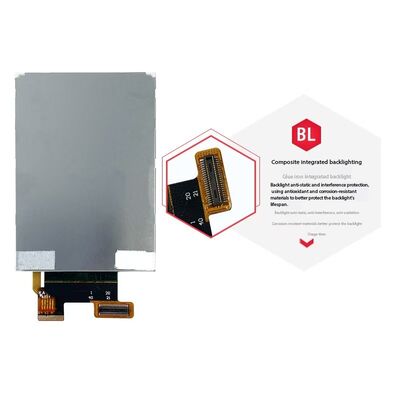 2.4 Inch Transflective  TFT Color Display with 240x240 Resolution,ST7789V2 IC MCU 16BIT Interface, 160nits Brightness and 2 LEDS TFT LCD Screen