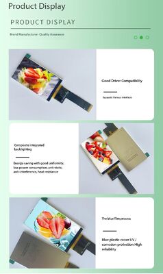 3.0 Inch IPS TFT Color Display Module with 480(RGB)x854 Resolution, MIPI 2L Interface and ST7701S IC for Industrial Applications