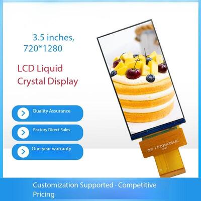 3.5 Inch IPS TFT Color Display Module 720(RGB)x1280 Resolution MIPI Interface ST7703 All View 410nits 10LEDS