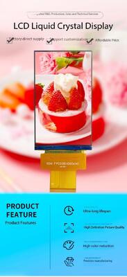 3.5 Inch IPS TFT Color Display Module 720(RGB)x1280 Resolution MIPI Interface ST7703 All View 410nits 10LEDS