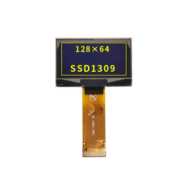 1.54 Inch PMOLED Display Module,  128x64 Resolution,  24 PINS  3/4 SPI I2C Interface