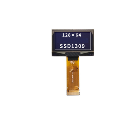 1.54 Inch PMOLED Display Module,  128x64 Resolution,  24 PINS  3/4 SPI I2C Interface