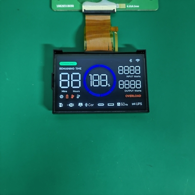 VA Character LCD Display Negative Transmissive Transflective FPC LCD Display