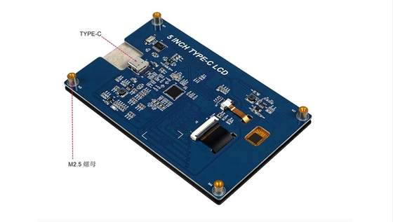 5 Inch TFT LCD Display Module With PCBA , TYPE-C Interface,  720X1280 Resolution