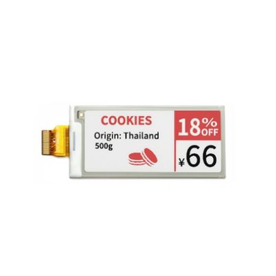 2.9 Zoll E-Papier-Display mit 128x296 Auflösung und SPI-Schnittstelle für elektronische Regale und Aufkleber