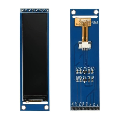 2,25 Zoll TFT-Display-Modul mit Leiterplatte 76*284 Pixel 12:00 Uhr 4-Draht-SPI-Schnittstelle 300 nits