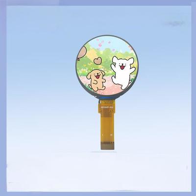 1.5 Inch Round Color TFT LCD Display 360x360 Resolution ST77916 Driver IC High Definition Wide Viewing Angle For Smart Wearables/DIY Electronic Projects/Industrial Instrument Panels