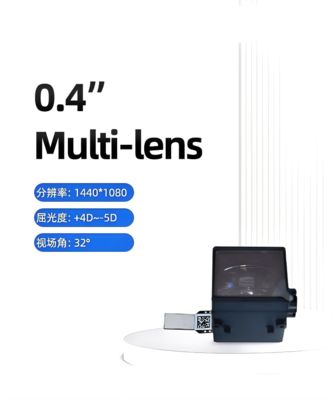 【0,4-Zoll HD EVF】Elektronischer Sucher Typ-C-Lösung 1440×1080 Auflösung, geeignet für Industrieanlagen / Medizinische Instrumente / Teleskope, hohe PPI, geringe Latenz