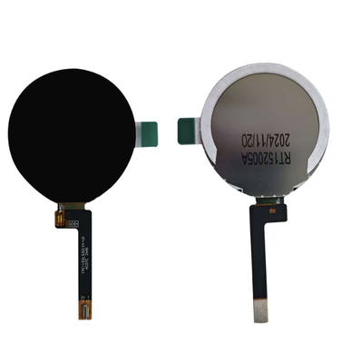 360x360 Resolution Round TFT Display with 350cd/m2 Brightness and MCU Interface for AI Applications