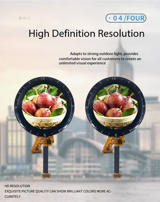 1.3 inch IPS TFT LCD Module with 240RGBx240 Resolution and MCU 8bit Interface
