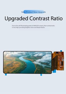 6.39" AMOLED Display Module 500nit Brightness ,1080 x 2340  MIPI 4LANE Interface,Driving IC SD5207,Display Colors 16.7M