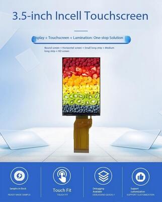 3.5 Inch IPS TFT LCD Module with 320X480 Resolution and QSPI Interface