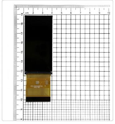 2.33" IPS TFT Module with 222X480 Resolution and MIPI/18RGB/18BIT/4SPI Interface,Driving IC ST7796U,ALL VIEW,450Brightness,262K
