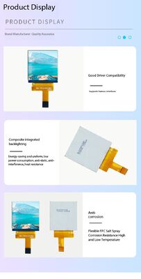 1.54 Inch IPS TFT Display with 240x240 Resolution RGB Interface and 500nit Brightness
