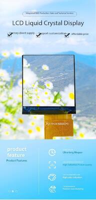 1.3 Zoll hohe Helligkeit 800nits IPS TFT LCD-Bildschirm mit 128 ((RGB) x128 Auflösung und MCU-Schnittstelle