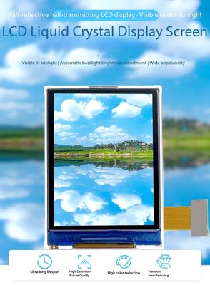 2,2 Zoll transflektives TFT-Display mit 240(RGB)x320 Auflösung und MCU 16-Bit-Schnittstelle, sonnenlichttaugliches TFT