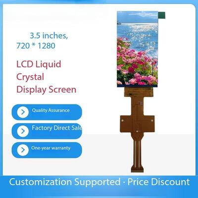 3,5-Zoll-IPS-TFT-Farbanzeigemodul mit 720 (RGB) x 1280 Auflösung, MIPI-Schnittstelle ST7703-V1-G5-D All View, 430 Nits, 10 LEDS