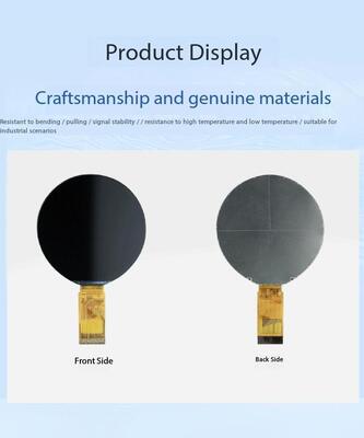1.8 Inch Round TFT Display with 360(RGB)x360 Resolution and SPI 4L/MIPI/QSPI Interface Circular TFT LCD Screen